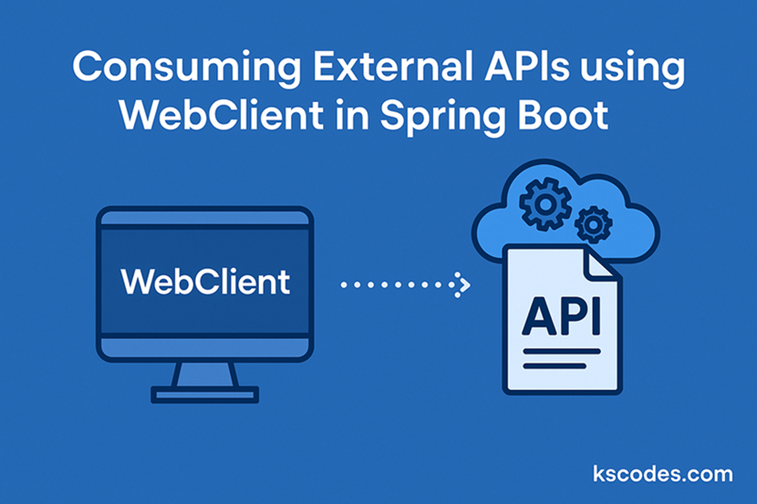 Consuming External APIs in Spring Boot using WebClient - KSCodes